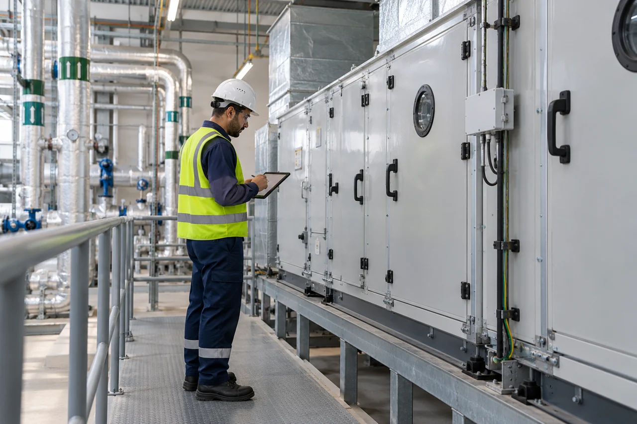 Building maintenance: plan around assets and recurring faults — illustrative concept