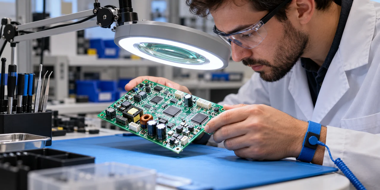 PCB repair enquiries: start with the device, not just the board — illustrative concept